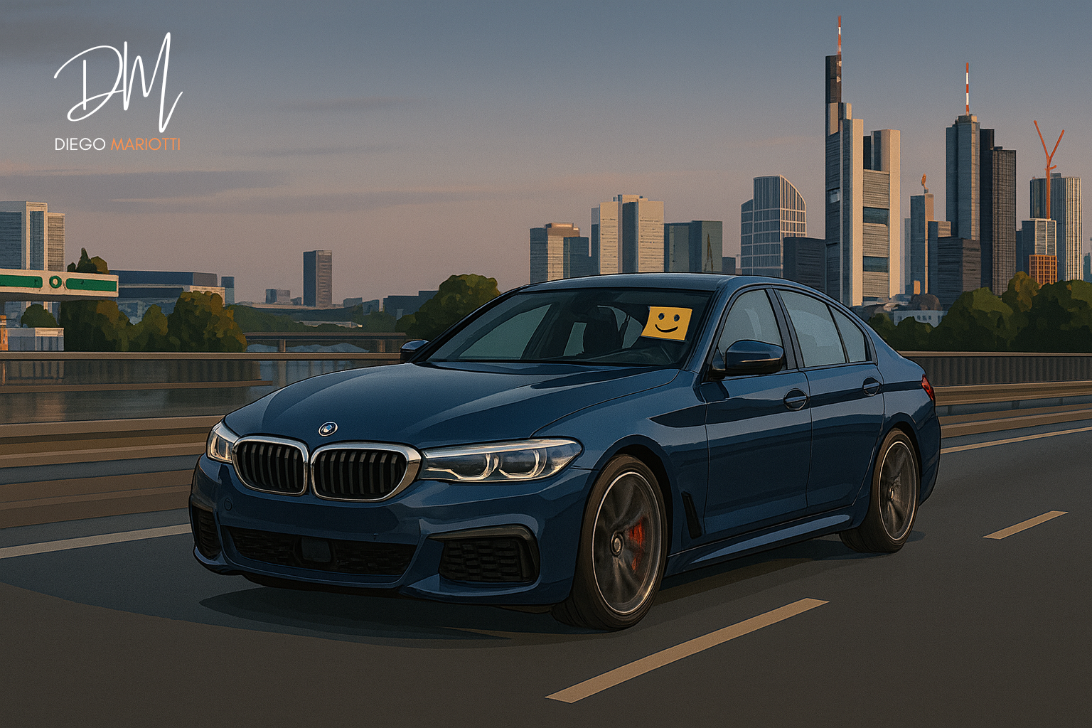 BMW Serie 5 M Sport 2020 — copertina Diego Mariotti